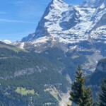 Eiger peak in Swiss Alps