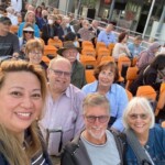 Picture of our tour group onboard River Seine tour boat